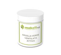 Makeit Lab - Argilla Verde Ventilata Attiva in Polvere 250g | Granulometria < 4 µm, Uso Cosmetico Esterno, Origine Italiana, Per Maschere Viso e Corpo, Colore Verde Chiaro
