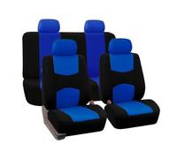 MaKeMoney 9 Pezzi Auto Set Coprisedili per Suzuki Ignis (MF) 2.Gen 2016-2024, Pelle Copri Sedile Auto Impermeabile Protezioni Interno Accessori,A/Blue