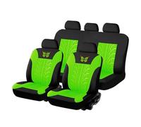 MaKeMoney Coprisedile Coprisedili Auto per Dacia Jogger 2022-2024, Set Copri-Sedile Anteriori e Posteriori Traspirante Sedile Accessori, E/Green