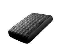 MaKeMoney Cuscino Bracciolo Auto per Fiat Panda Punto Ulysse Brava Barchetta, PU Pelle Copribraccioli Console Centrale Antiscivolo Protezion Accessori,A/Black