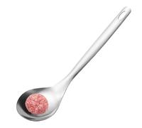 Maker a sfere di carne in acciaio inossidabile - Sfolgo manuale che forma il cucchiaio per carne macinata e pasta di pesce, strumento di baller antiaderente | Stampo da cucina per preparare polpette,