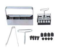 Maker di blocchi del suolo mini tenuta a mano comoda manico comodo strumento di blocco del terreno di ferro robusto per gli appassionati di giardinaggio e gli amanti delle piante