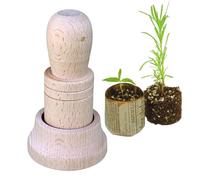 Maker di carta per piantine - Pressa in legno, strumento di stampo per giornali, ex piantatrice Eco | Struttura degli strumenti di artigianato fai -da -te, configurazione del giardinaggio per principi