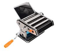 Maker di Pasta, Produttore di Noodle a 3 Lama, 2 mm, 4 mm, Larghezza 8 mm Regolabile, a 9 Marcia Regolabile Manuale in Acciaio Inossidabile per Cucine, Ristoranti