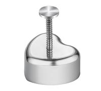 Maker di sushi in acciaio inossidabile-stampo antiaderente a forma di cuore, pressa di riso, shaper | Ideale per la scatola del pranzo, preparazione dei pasti, cucina in cucina e attrezzi da bal