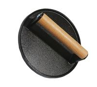 Maker Di Tortino In Metallo Pesante - Burger Smash Round Smash, Piastra Di Cottura Durevole | Accessorio Ergonomico Per Griglie All'aperto, Superficie Non Stick Con Manico Comodo Per Il Portellone Del