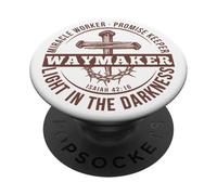 Maker Miracle Worker La Luce La Via La Verità La Vita PopSockets PopGrip Adesivo