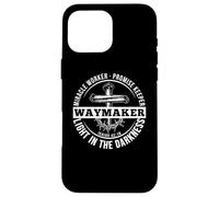Maker Miracle Worker The Light The Way The Truth ART SUL RETRO Custodia per iPhone 16 Pro Max