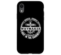 Maker Miracle Worker The Light The Way The Truth ART SUL RETRO Custodia per iPhone XR