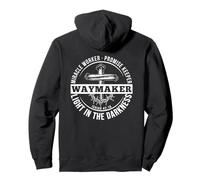 Maker Miracle Worker The Light The Way The Truth Art sul Retro Felpa con Cappuccio