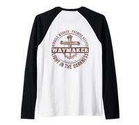 Maker Miracle Worker The Light The Way The Truth Art sul Retro Maglia con Maniche Raglan