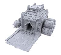 Makers Anvil, birrificio per insediamento nano, 3D stampato da tavolo RPG scenario e terreno di guerra 28 mm miniature