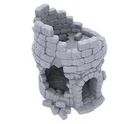 Makers Anvil, Torre della città in rovina, scenario RPG da tavolo stampato in 3D e terreno di guerra per miniature da 28 mm