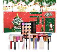 Makeup Advent Calendar, Countdown to Christmas Cosmetics, Holiday Makeup Set, Beauty Advent Calendar 31 x 23,5 x 3,5 cm, 12,2 x 9,25 x 1,38 pollici per compleanni e vacanze