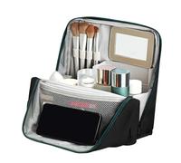 Makeup Bag Autoportante Portatrucchi Impermeabile Portatile Verticale Con | Borsa da Viaggio per Accessori da Toeletta per Cura della Pelle Pennelli per Sopracciglia Viaggi di Lavoro