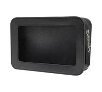Makeup Bag, Cosmetic Pouch, portatile impermeabile trasparente Toiletry Organizer for Women, Travel, The Gym, Oro Daily Use, 9,06 x 6,1 x 2,76 pollici, 130 g, PVC Material, Nero , Se référer au