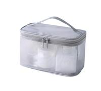 Makeup Bag Custodia for cosmetici portatile da donna in rete, custodia for trucco da donna, cerniera da viaggio, organizzatore for trucco, lavaggio, articoli da toeletta, bellezza, piccola borsa Poche