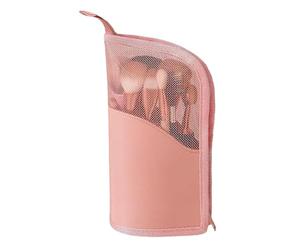 Makeup Bag, Large Capacity With Room For Brushes, | Waterproof Standing Organizer | Cosmetic Bag Travel Makeup Case For Women Girls Toiletry Eyebrow Pencil Lipstick Jewelry Home Office Outdoor Camping