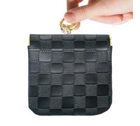 Makeup Bag Small - 12x12cm Automatic Closure Ring Storage | Stylish Travel Makeup Organizer -Effortless For Women Girls Ladies Wives Professionals Travel Brides Gym Wedding Beach Vacation Camping