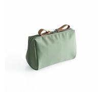 Makeup Bag Small, Small Makeup Bag for Purse, Cosmetic Bag for Purse, Portable Simple Waterproof Hand Travel Makeup Pouch, Women (Green)