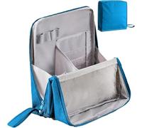 Makeup Bag, Standing Makeup Bag, Large Capacity, Portable Toiletry Bag for Makeup Brushes(#A)