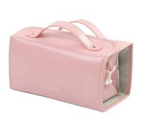 Makeup Bag with Compartments, Makeup Storage Organizer, Portable Waterproof Toiletry Carrier, Easy-To-Clean and Compact 9.45x4.72x4.72 Inches for Traveling Women and Men