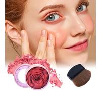 Makeup Blush, Buildable Color Long Lasting - Powder Cheek Blush | Smooth Blend with Natural Glow, Compact with Brush, Cosmetic Palette for Travel, Work, Outdoor, Special Occasion for Face Contouring