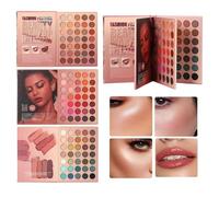 Makeup Book - 105 Colori Ombretti Impermeabili A Lunga Durata - Palette Trucco Da Viaggio - Per Artiste, Donne Mature, Viso, Matrimonio, Prom, Feste, Serate, Viaggio, E