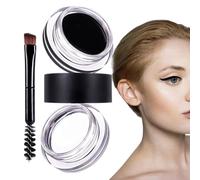 Makeup Brow Pomade, Formula altamente pigmentata, 1,69 x 1,3 inlong-Lasting Natural Finish, Smooth Easy Application, Waterproof Eyebrow Cream for Dating, Travel, Present