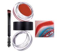 Makeup Brow Pomade, Formula altamente pigmentata, 1,69 x 1,3 inlong-Lasting Natural Finish, Smooth Easy Application, Waterproof Eyebrow Cream for Dating, Travel, Present