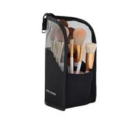 Makeup Brush Bag - Lightweight Standing Portable Organizer, Travel Toiletry Bag, Cosmetic Storage Case for Women Girls Vanity Use | Upright Makeup Holder for Brushes Pencil Skin Care Tools