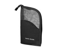 Makeup Brush Bag - Standing Portable Toiletry Organizer, Lightweight Waterproof Upright Makeup Pouch with Brush Holder | Travel Toiletry Case for Women Girl, Pencil Skin Care Beauty, Hotel Luggage Use