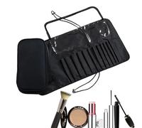 Makeup Brush Case - 8 Inch Roll-Up Makeup Brush Bag | Nylon Cosmetic