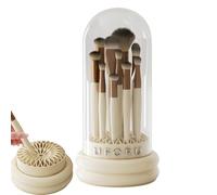 Makeup Brush Cleaner Bowl, Multifunctional Makeup Cleaner Mat, Professional Makeup Brush Cleaner, Makeup Brush Storage Stand, Air Drying Makeup Brush Cleaner, Brush Cleaning Pad for Womens