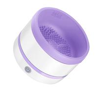 Makeup Brush Cleaner, Electric Spinner, Automatic Washer, Rechargeable Cosmetic Tool, PVC Build, Fast Dry Function, for Beauty Applicator Care, Foundation, Eyeshadow, Concealer