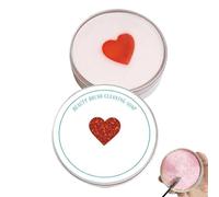 Makeup Brush Cleaning Mat - 3,54 x 3,54 x 1,18 pollici Tool Pad Washing Silicone Scrubber Holder Makeup Cleaning Mat | Dirt Dust Washer with Soap for Artist Paint Cosmetic Products Daily, multicolore