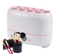Makeup Brush Dryer, Powder Puff Dehydrator, Cosmetic Sponge Drying Machine, 7,28 x 3,35 x 5,04 Inches Gentle Heat Technology, USB ricaricabile, ideale per strumenti di manutenzione di bellezza