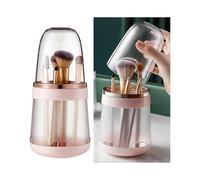Makeup Brush Holder/Cleaning Box/Brush Cleaning Drying Rack 3 in 1, Cosmetics Organizer for Cleaning