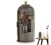 Makeup Brush Holder - For Vanity 360° Rotatable Makeup Skincare Storage