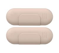 Makeup Brush Holder Travel - 2 pezzi silicone impermeabile antipolvere - Custodia per pennelli da trucco | per ragazze, scuola, attività all'aperto, casa, matite cosmetiche, bellezza, tavolo da