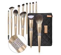 Makeup Brush Makeup Brush Set 12PCS Bright Diamond-encrusted Brushes Female Cosmetic Tools