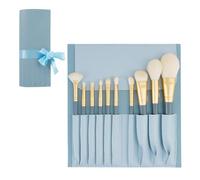 Makeup Brush Set, 10 pennelli da trucco, spazzole morbide per trucchi, pennelli da trucco, pennelli da trucco in legno, pennelli da trucco, cosmetici professionali, da donna di bellezza, alta qualità