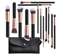 makeup brushes,14 Pcs rose gold makeup brush set,face and eye brush,suitable for foundation,powder,and eyeshadow.