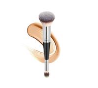 Makeup Brushes Dual-ended Foundation Brush Concealer Brush Perfect for Any Look Premium Hair Rounded Tapered Flawless Brush Ideal for Liquid, Cream, P