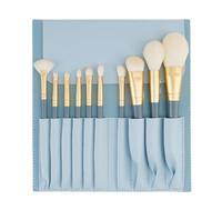 Makeup Brushes, Makeup Brush Set, Cosmetic Brush Set, Professional Beauty Tools, Travel Makeup Brushes, Soft Bristle and Wood Handle Beauty Tools 30 x 12 x 3 cm for Girls and Women