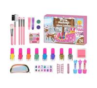 Makeup Calendario dell'Avvento per ragazze, set di trucco natalizio 24 giorni per la figlia, set di trucco per giochi di ruolo, feste di travestimento per ragazze 3 anni