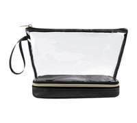 Makeup Case | Transparent Travel Organizer Bag | Makeup Bags | Large Cosmetic Organizer | Clear Toiletry Bags | Waterproof Material for Bathrooms, Travel or Anyone Needing Organized Packing Solutions