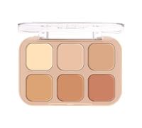 Makeup Concealer Palette, Facial Contouring, 6-Color & Correcting Kit, Natural Tone Beauty Essentials, Concealer Shade For Parties, Night Out, Daily Use, Palettes Powder, 9.6g