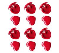 Makeup Container Box Heart Design Lipstick Eyeshadow Lipstick Dispensing Plate for Business Event and Dating Aluminum Tray Cosmetic Case