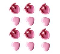 Makeup Container Box Heart Design Lipstick Eyeshadow Lipstick Dispensing Plate for Business Event and Dating Aluminum Tray Cosmetic Case